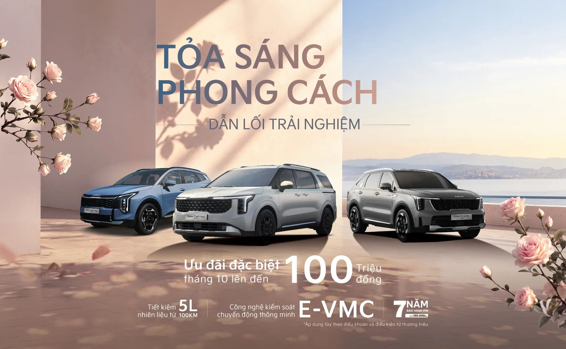 KIA BÙNG NỔ ƯU ĐÃI – CƠ HỘI SỞ HỮU XE KIA VỚI ƯU ĐÃI ĐẾN 100 TRIỆU ĐỒNG