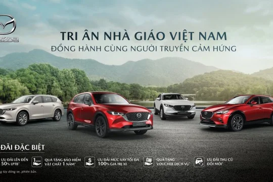 MAZDA ƯU ĐÃI ĐẶC BIỆT TRI ÂN NHÀ GIÁO VIỆT NAM 20.11