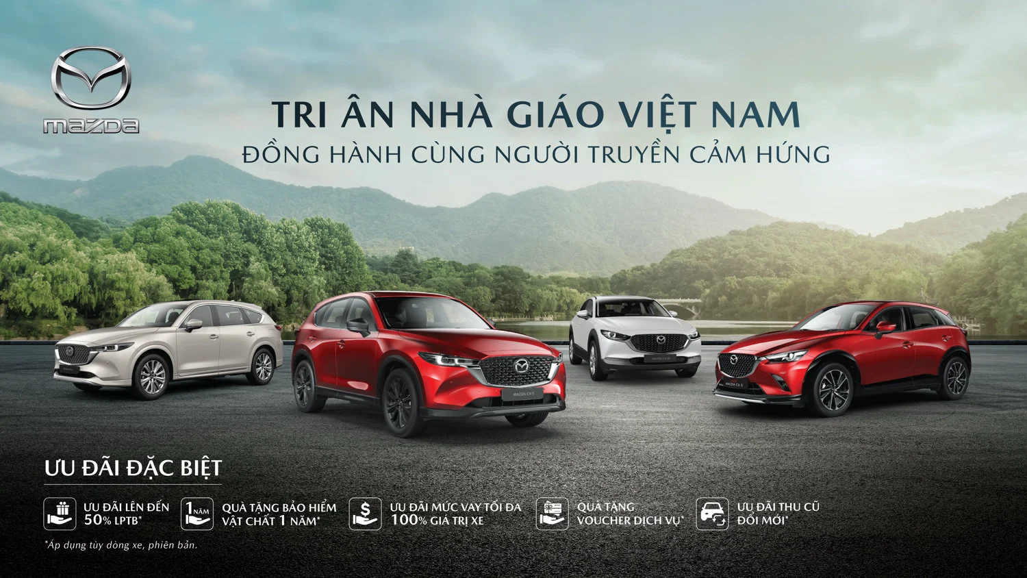 MAZDA ƯU ĐÃI ĐẶC BIỆT TRI ÂN NHÀ GIÁO VIỆT NAM 20.11