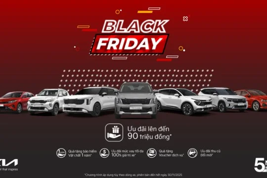 BLACK FRIDAY –  KIA HỒ CHÍ MINH ƯU ĐÃI LÊN ĐẾN 90 TRIỆU ĐỒNG