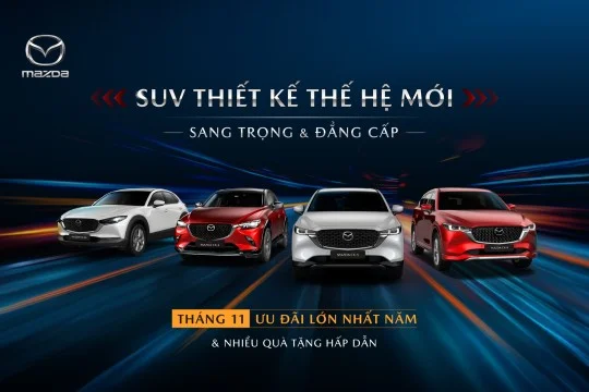 THÁNG 11 - MAZDA HỒ CHÍ MINH KHỞI ĐỘNG MÙA ƯU ĐÃI LỚN NHẤT NĂM
