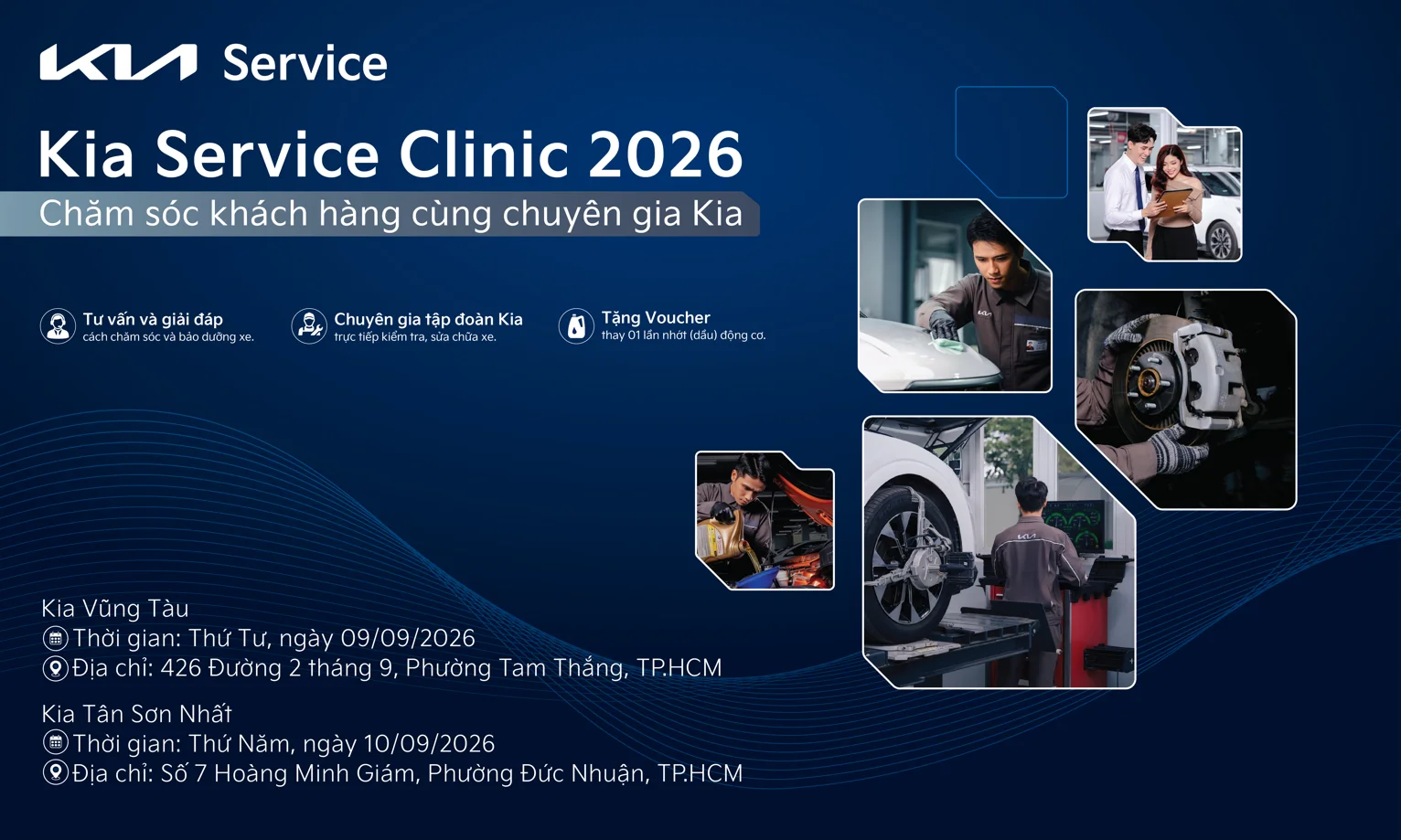 KIA SERVICE CLINIC 2026 – CHĂM SÓC KHÁCH HÀNG CÙNG CHUYÊN GIA KIA
